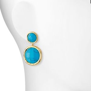 Gorjana NWT Havana Double Turquoise Drop Earrings